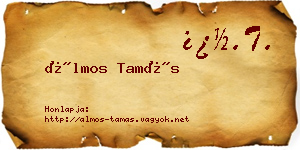 Álmos Tamás névjegykártya